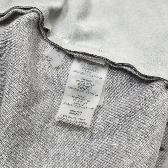 Calvin Klein Polyester Gray Size 2X Open Front Cardigan Vest Microfiber Solid - Picture 7 of 8